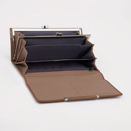 Кошелёк на магнитах, цвет коричневый - Simaland фото 3