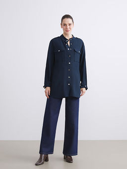 Hakim Yaka B?zg?l? Kad?n Ceket