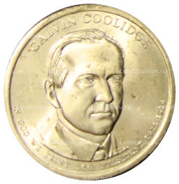 Монета 1 доллар 2014 года P США Калвин Кулидж 30-й президент США