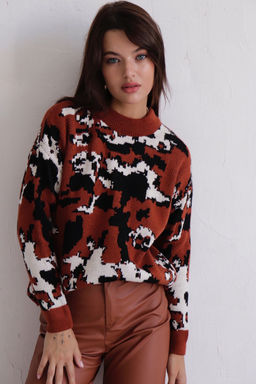 10039 Свитер коричневый - Martichelli фото 17