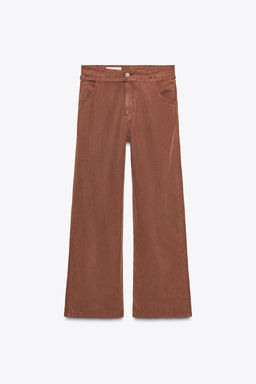 FLOWING TROUSERS WITH BELT - Zara фото 6