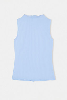 Wardrobe Essentials-Ac?k Pembe Fitted Dugmeli Volanl?/F?rf?rl? Esnek Orme Bluz TWOSS26BZ00171 - Trendyolmilla фото 24