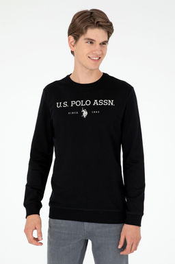 Мужской черный свитшот Неожиданная скидка в корзине