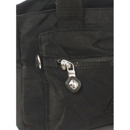 Сумка женская текстиль BoBo-8910, 1отд, плечевой ремень, черный 265999  фото 3