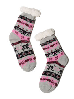 Цена за 2 пары. Носки теплые ESLI Носки-слиперы ESW004