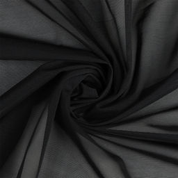 Сетка эластичная утягивающая KRUZHEVO арт.OLG031 140г/м? ш.160см цв.170 черный уп.1м