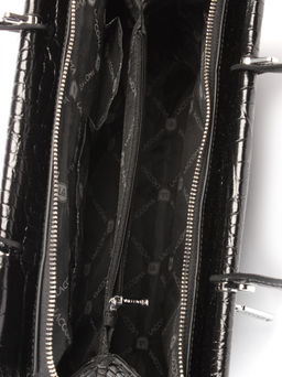 LACCOMA сумка Y1446-2-черный натуральная кожа полиэстер  фото 7