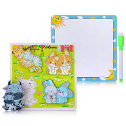 Пазл-вкладыш Игривые зверята