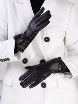 Перчатки женские 100% ш IS803 black - Eleganzza фото 11