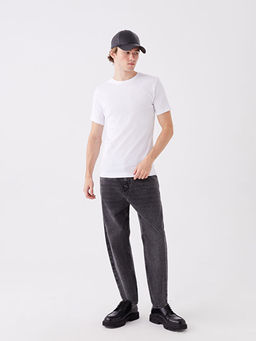 Bisiklet Yaka Penye Erkek Ti??rt