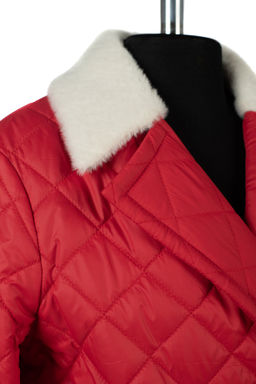 01-12028 Пальто женское демисезонное (пояс) - El podio фото 11