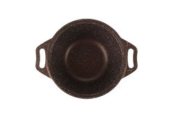 ЛА_АП_MARBLE (кофейный) Кастрюля 1,0 л со стекл. кр, арт. кмк12а