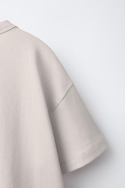 CAMISETA LISA INTERLOCK / Crudo - Zara фото 5
