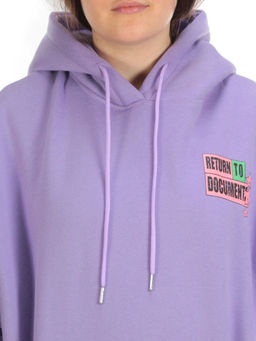 KD722 VIOLET Худи женское на флисе - Fashion фото 4