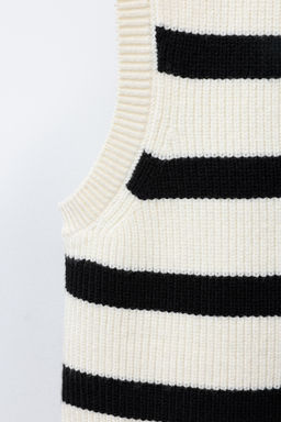 STRIPED KNIT VEST - Zara фото 4