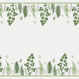 Скатерть 145х145см Ботаника, длина стола до 110см, на 4 персоны, рогожка 186г/м2, хлопок 100%, упаковка классическая 28х41см, Домашняя мода (Россия)  фото 2