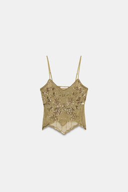 TOP BORDADOS TIRANTES / Khaki