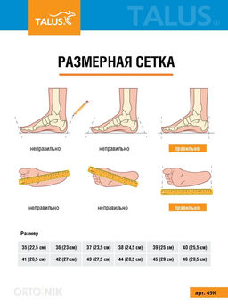 Стельки ортопедические каркасные из кожи при плоскостопии, пяточной шпоре Talus 49К польза  фото 8
