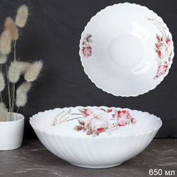 Салатник 7" Опал Чайная роза, стеклокерамика арт. TW-70XN, 6916,6916, 7466/7 (653679, 80352,692974)