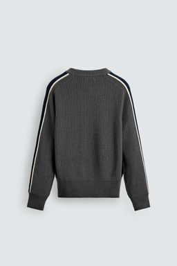 COLOUR BLOCK STRIPED SWEATER - Zara фото 8