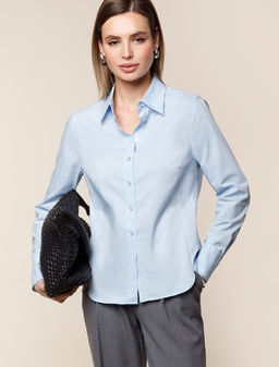 D29.245 Блузка женская голубой