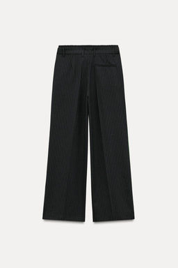PINSTRIPE TROUSERS WITH BOXER DETAIL - Zara фото 22