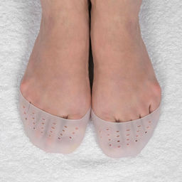 Подследники на пальцы ног, дышащие, силиконовые, 9×9 см, пара, белые