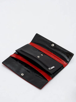 Кошелек 7023-14 black red Velina Fabbiano
