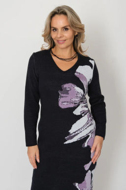 ЗЛАТА Платье В 2363 (шерсть 30%)