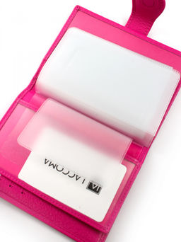 LACCOMA обложка для авто документов LA-3090-фуксия натуральная кожа  фото 5
