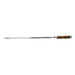 Шампур с деревянной ручкой kukmara 750х15х2 мм (нерж. сталь) Kukmara шд75