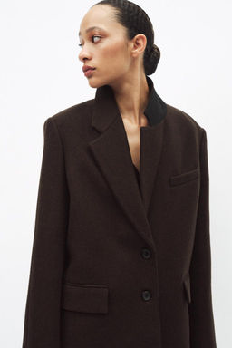 OVERSIZE WOOL BLAZER ZW COLLECTION - Zara фото 2