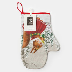 Варежка-прихватка Зимнее волшебство 20х28см,100% хлопок, ватин 250г/м2 - Этель фото 4