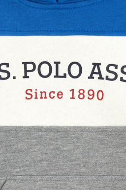 Erkek _ocuk Saks Basic Kap__onlu Sweatshirt - U.s. polo assn фото 4