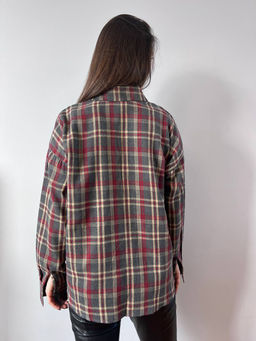 K11205 Рубашка OVER SIZE ГРАФИТ