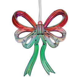 Украшение новогоднее "Бант", L11 W2 H13,5 см, 2в.