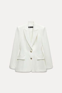 FITTED BLAZER WITH SHOULDER PADS - Zara фото 5