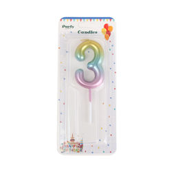 Свеча Цифра градиент / KL-5 /уп 12/720/ - Галеонтрейд фото 16