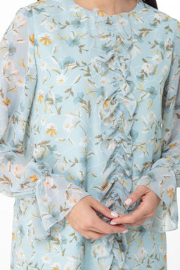 Платье ANELLI 1013 аквамарин фото 4