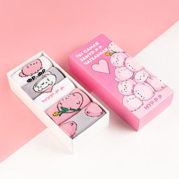 Носки женские KAFTAN Замурчательная, набор 5 пар, размер 36-39