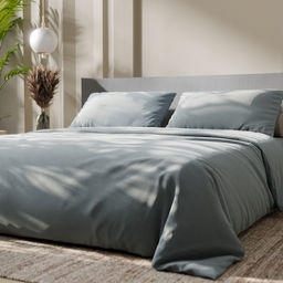 Постельное бельё Этель Дуэт Утренняя дымка 143х215-2 шт, 220х240, 50х70-2 шт, 100% хлопок, бязь125г/м2  фото 2