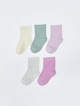 Basic K?z Bebek Soket ?orap 5li - Waikiki фото 2