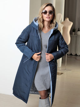 25421 Пальто т.синий