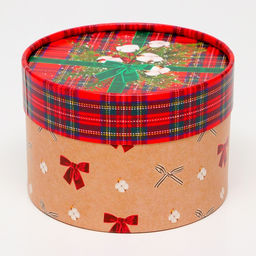 Набор подарочных новогодних коробок 3 в 1 «Клетка», 16×10, 14×9, 13×8.5 см