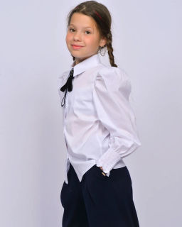 Блузка для девочки 61397 Белый* 1050 Lets go - Let's go фото 8