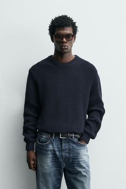 REGULAR FIT COTTON JUMPER - Zara фото 10