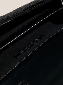 Клатч ARMANI EXCHANGE Артикул 4363237, черный  фото 4