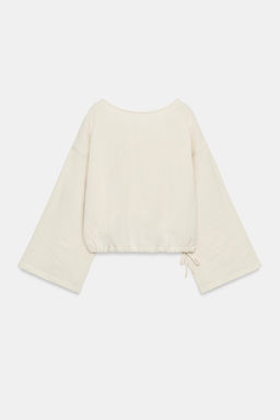 CAMISA CAPA CUADROS / Beige - Zara фото 5