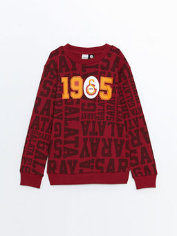 Bisiklet Yaka Galatasaray Bask?l? Erkek ?ocuk Ti??rt