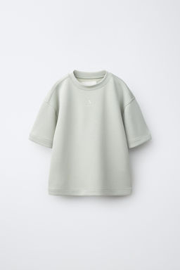 CAMISETA TEXTO SPORTY / Menta claro